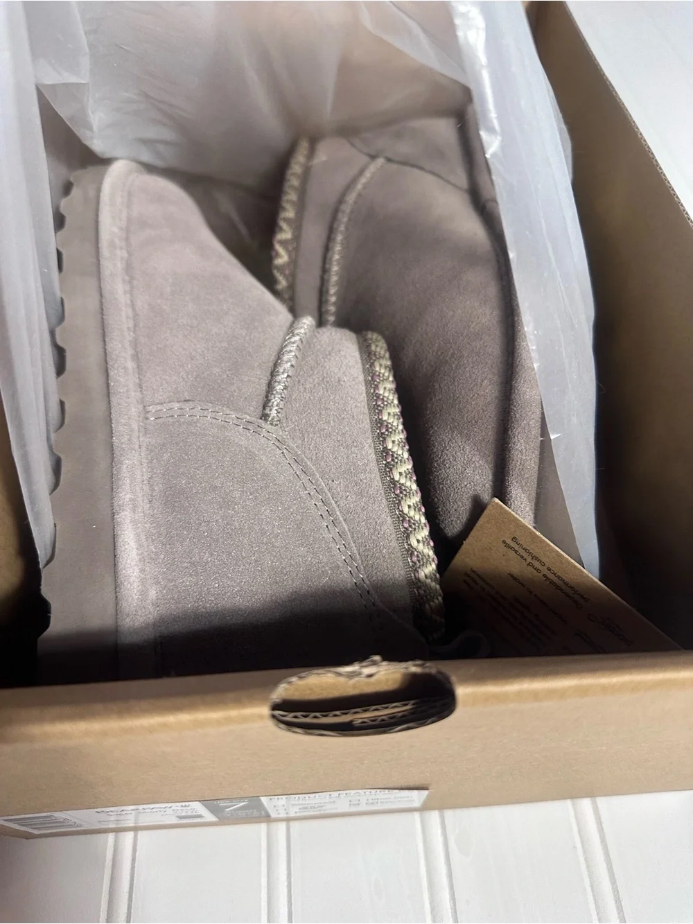 BearPaw NEW Super Shorty Deco ankle boots women’s 7